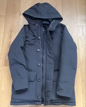 새상품급 EDIFICE 멜란지 웨더 크로스 다운 블루종 블랙