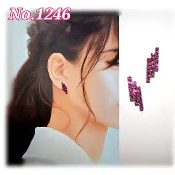 [ 1246 ] 스와로브스키 다이아 체인 귀걸이