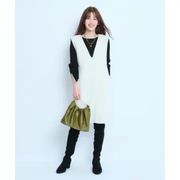 [ 새상품급 ] JUSGLITTY 링 지퍼 점프 스커트