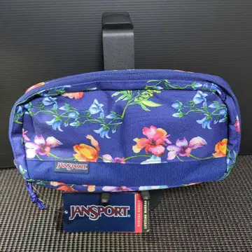 JANSPORT 플라워 프린트 파우치
