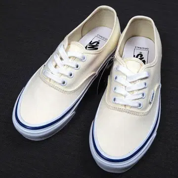 단종 VANS VAULT 볼트 오센틱 아이보리 화이트 27.5cm