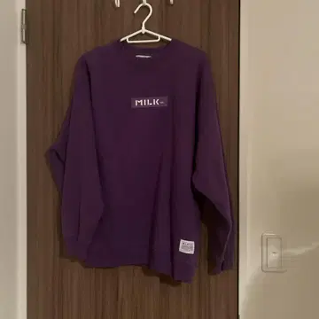 MILKFED. 퍼플 맨투맨 원사이즈 MILKFED.