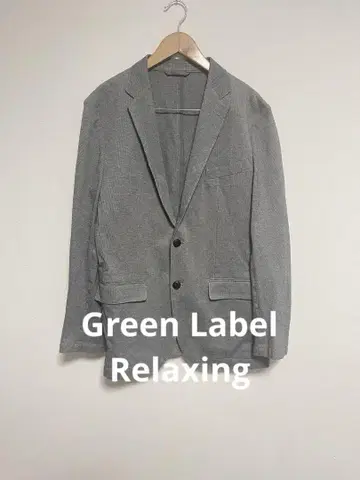 그린 라벨 릴랙싱 격자 무늬 테일러드 자켓