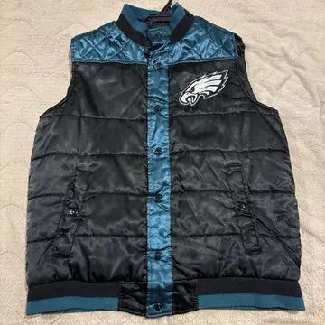 NFL Eagles 바시티 자켓 블랙/터콰이즈