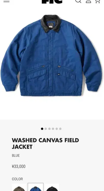 ftc WASHED CANVAS FIELD JACKET