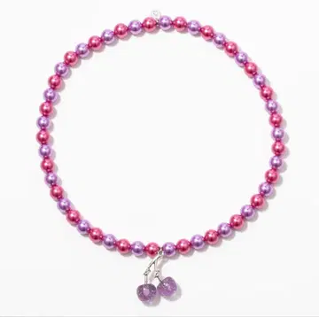 Liquem 시나코 콜라보 체리 목걸이