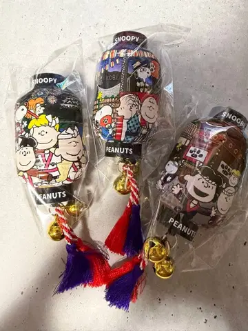 스누피 페스티벌 2021 한정판 미니 등롱 3개 세트