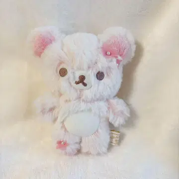 코리락쿠마 벚꽃 시리즈 샤베트 걸이 봉제 인형