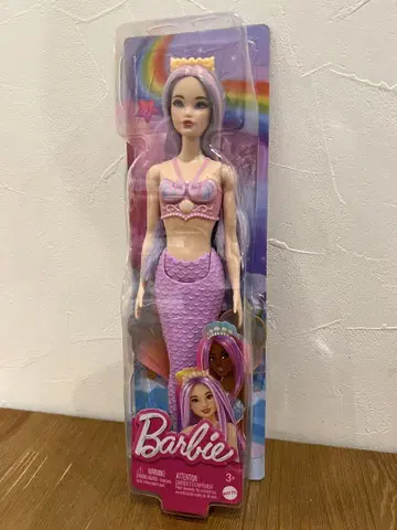 바비 머메이드 인형 보라색