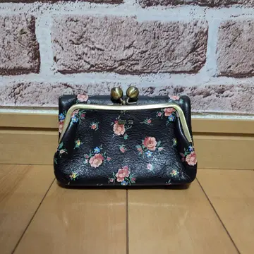 [ 새상품급 ] ANNA SUI 가마구치 지갑 꽃무늬