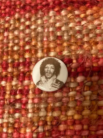 레어 희귀 빈티지 지미 헨드릭스 캔뱃지 Jimi Hendrix