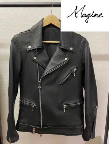 Magine 마진 양가죽 더블 라이더 자켓