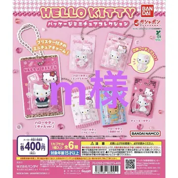 m님 HELLO KITTY 패키지 미니어처 컬렉션