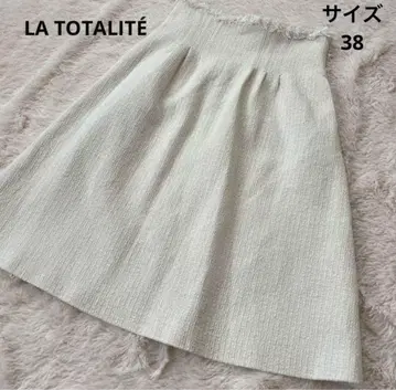 LA TOTALITE 트위드 롱 플레어