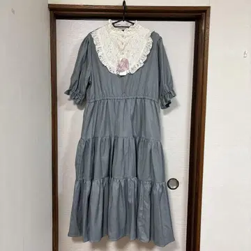 시마미사 원피스 스카이블루 3L 택 포함