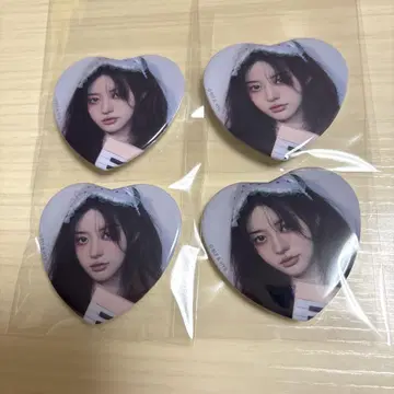 ILLIT 시간아 멈춰라 스이파라 스위츠 파라다이스 하트 캔뱃지 민지