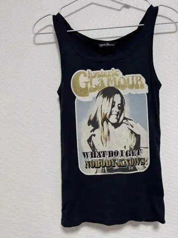 HYSTERIC GLAMOUR 탱크탑 블랙 정품