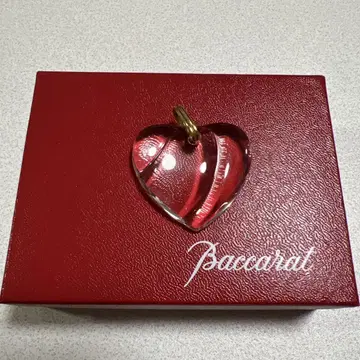 Baccarat 크리스탈 하트 목걸이