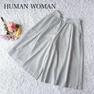 [ M ] 휴먼 우먼 가우초 팬츠 와이드 코튼 면 체형 커버