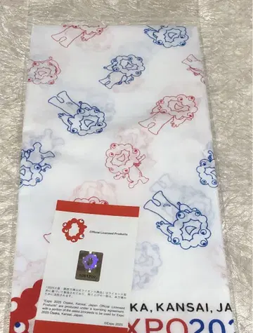 오사카 만박 미야쿠미야쿠 수건 문양