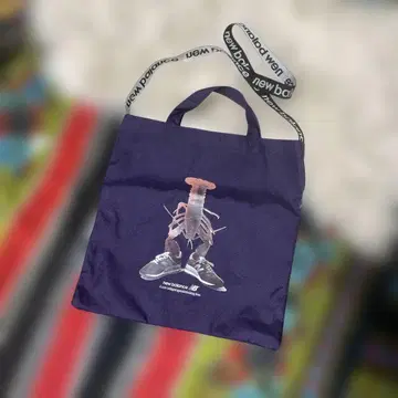 뉴발란스 가재 토트백 숄더 보라색