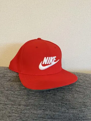 [ 새상품급 ] NIKE 레드 스냅백 캡