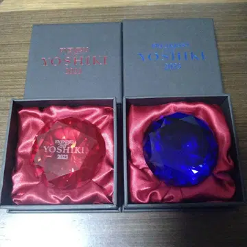 YOSHIKI 2023 디너쇼 페이퍼웨이트 크리스탈