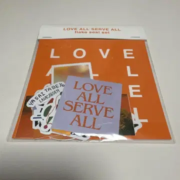 후지이 카제 공식 굿즈 LASA 프레이크 씰 세트 미개봉 새상품
