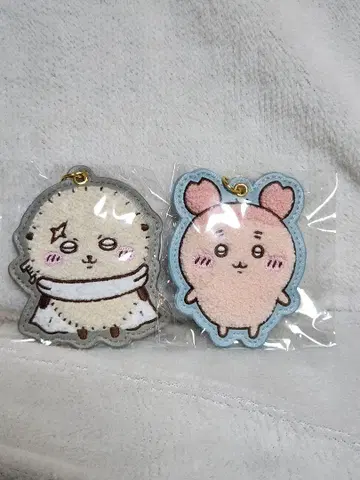 치이카와 (먼작귀) 복슬복슬 사가 자수 키링 랏코