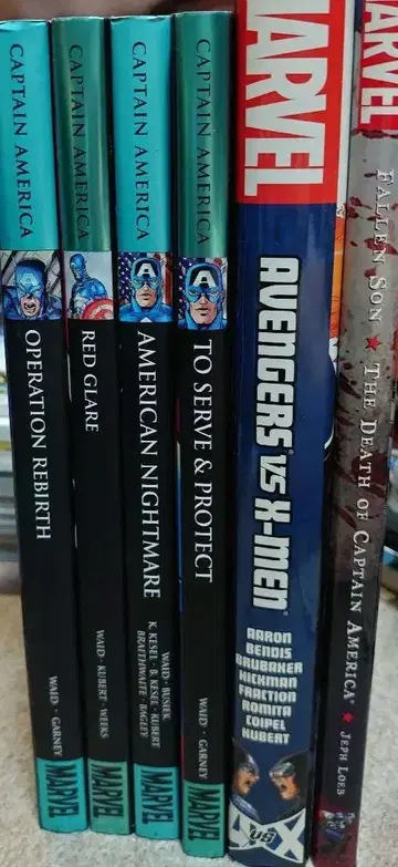 원서 아메리칸 코믹스 MARVEL 캡틴 아메리카 어벤져스 vsX-MEN