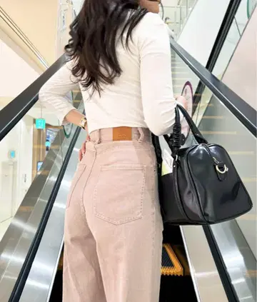 nelliy. 오리지널 패치 하이웨스트 데님 L