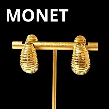 MONET 모네 빈티지 후프 귀찌 골드