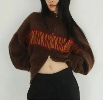 Knuth Marf 풀 집 모티프 가디건