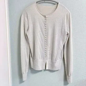 펄 버튼 가디건