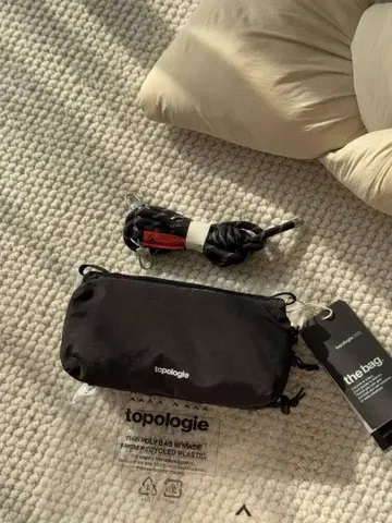 새상품 topologie 숄더백 대용량 블랙