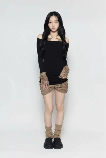 THEREDTHREAD S sheer docked dress mini