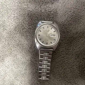 Seiko 자동 와인딩 손목시계 실버 올드 세이코