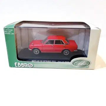 에브로 1/43 닛산 블루버드 SSS 510 빨간색 미니카 닛산
