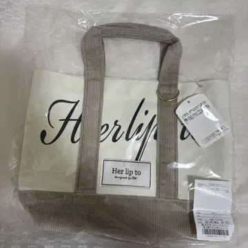 herlipto 미니 토트 아이보리