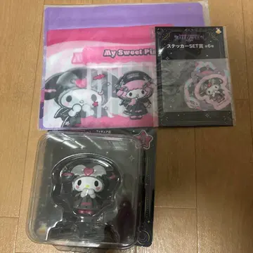 할로윈 산리오 제일복권 마이멜로디 피규어 스티커 지퍼백