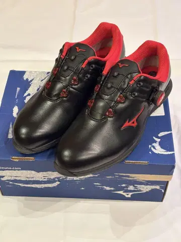 Mizuno 골프화 블랙/레드