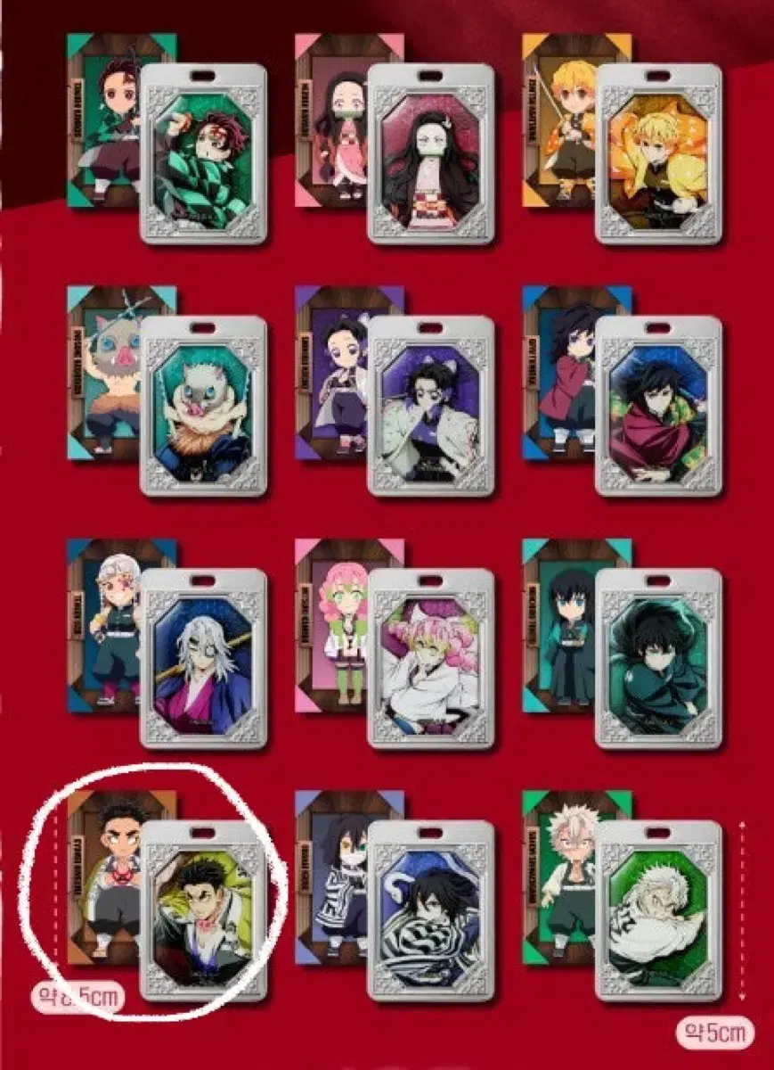 (New Product) Demon Slayer CGV Keyring & Photocard Gyomei