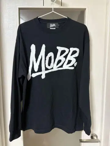 mobb 롱T 블랙 L 사이즈