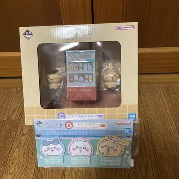 치이카와 제일복권 C상 뽀드득! 목욕 후 피규어 G상 문구 세트