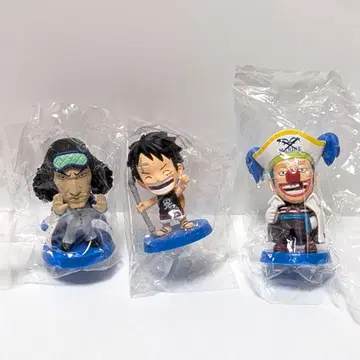 원피스 애니캐러 히어로즈 루피 배기 아오키지 3종 세트