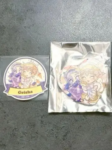 제5인격 스위츠 파라다이스 스이파라 4주년 캔뱃지 씰 게이샤 미치코