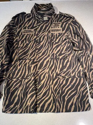 HYSTERIC GLAMOUR 호랑이 무늬 밀리터리 자켓