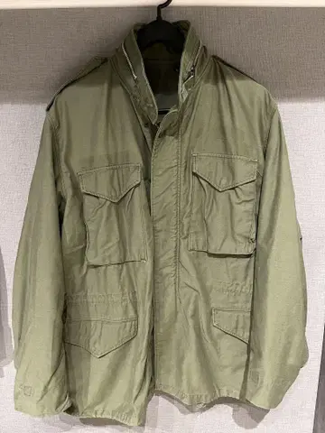 70s USARMY M-65 필드 자켓 L-R 알루미늄 지퍼