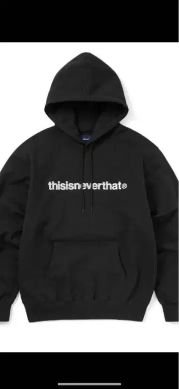 thisisneverthat 블랙 후드티