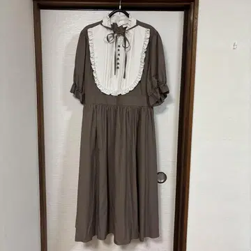 시마미사 원피스 브라운